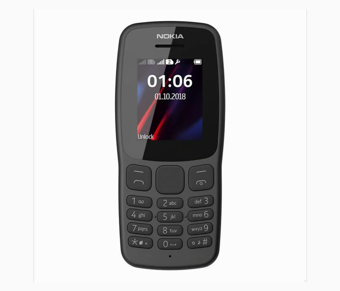 Nokia Compact 105 Cell Phone Black - Zoom Image