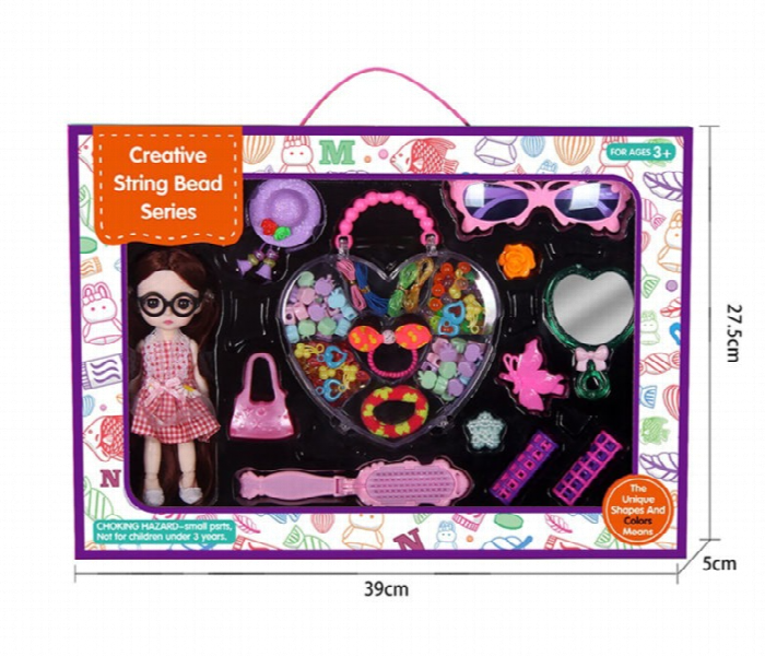 Creative String Bead Series Doll Jewelry Making Set - Zoom Image