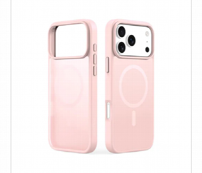 Iphone 17 Pro Max Pink Silicone Magsafe Protective Case - Zoom Image