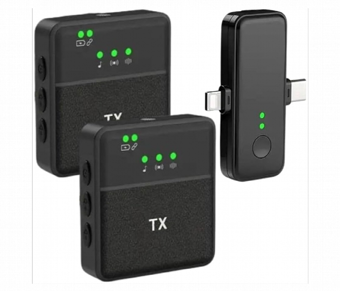 Wireless Dual Microphone With Charging Case For Creators - Zoom Image 1