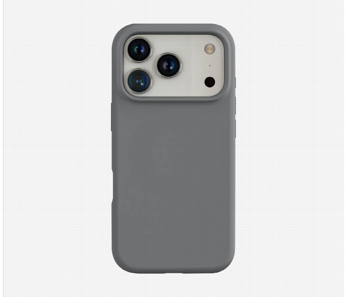 Iphone 17 Pro Silicone Protective Cover Grey Case - Zoom Image