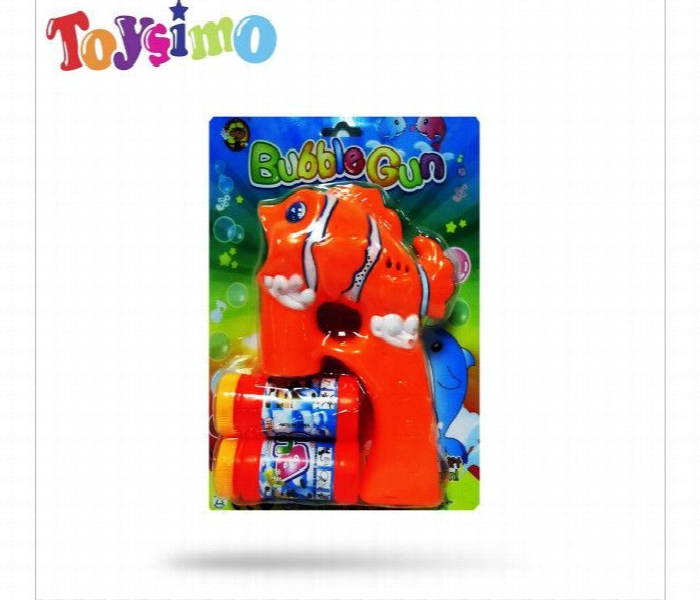 Fish Bubble Gun With 2 Bubble Solution Refill Bottles - Zoom Image 2