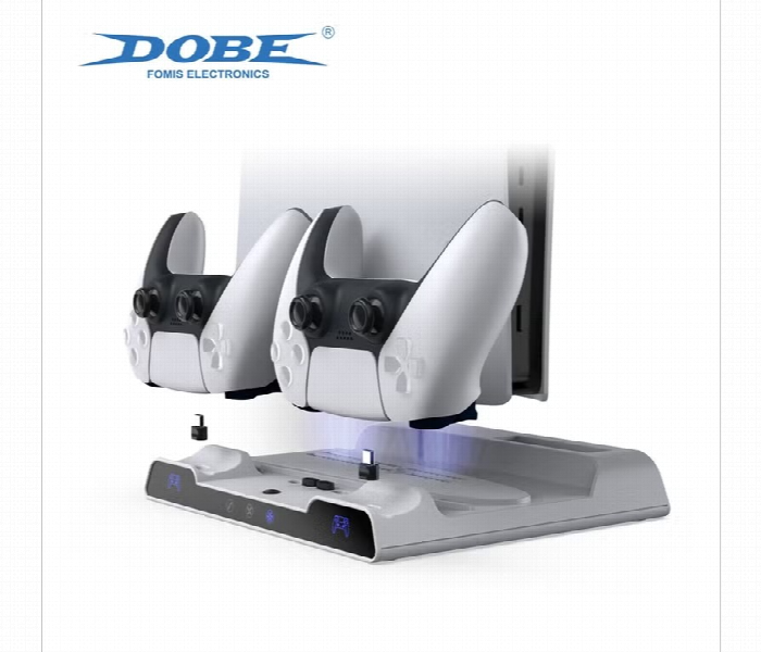 Dobe Ps5 Multi Functional Cooling Dock Dual Controller Charge - Zoom Image 1