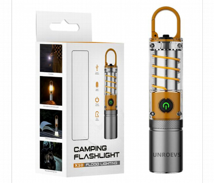 Camping Flashlight X10 Led Long Range 500M Focus Beam Torch - Zoom Image