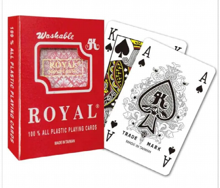 Royal Plastic Playing Cards Four Corner Index Durable Deck - Zoom Image 1