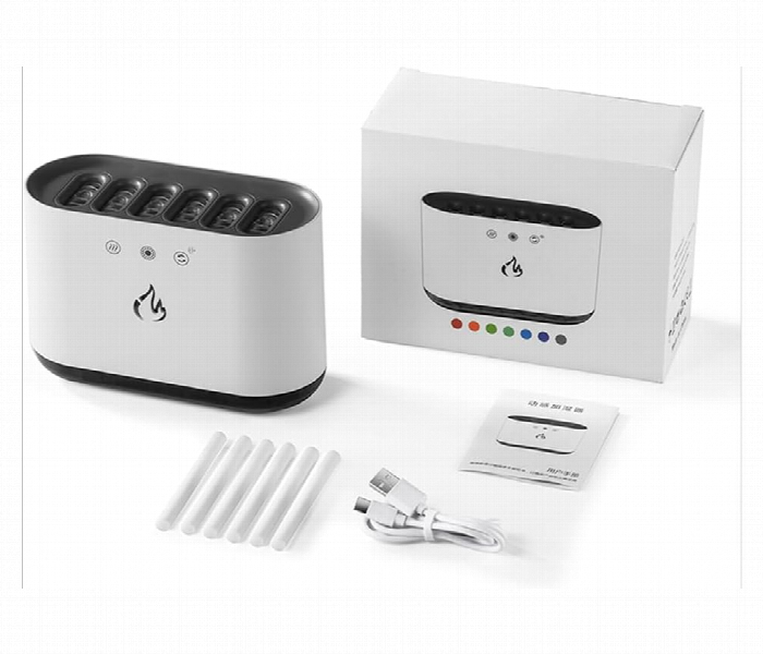 Dynamic Flame Air Humidifier Aroma Diffuser Led Colors - Zoom Image 4