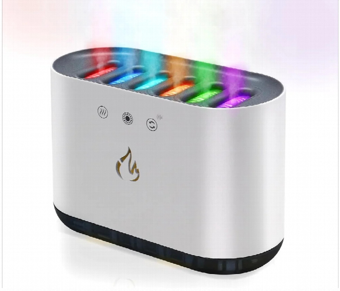Dynamic Flame Air Humidifier Aroma Diffuser Led Colors - Zoom Image 1