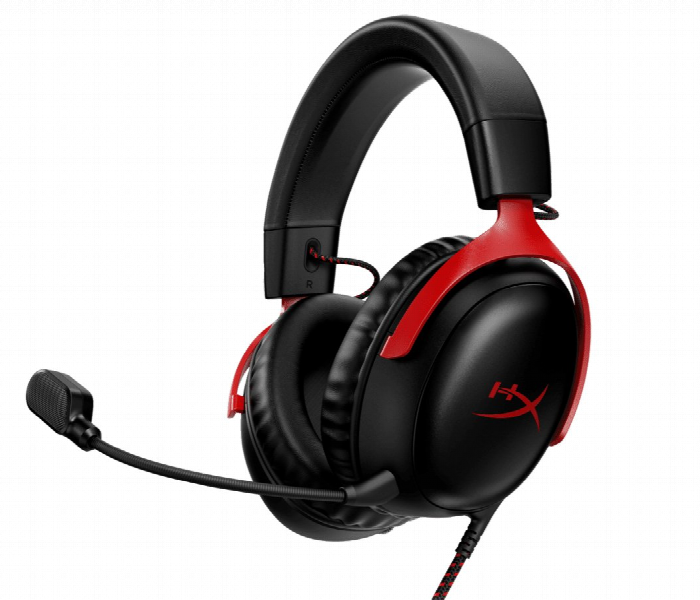 Hyperx Cloud Iii Gaming Headset Dts Spatial Audio 53Mm Red - Zoom Image 1