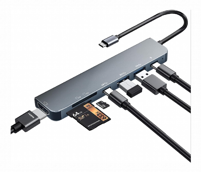 Kakusiga Ksc 1413 7 In 1 Usb C Multi Function Adapter 4K - Zoom Image 2