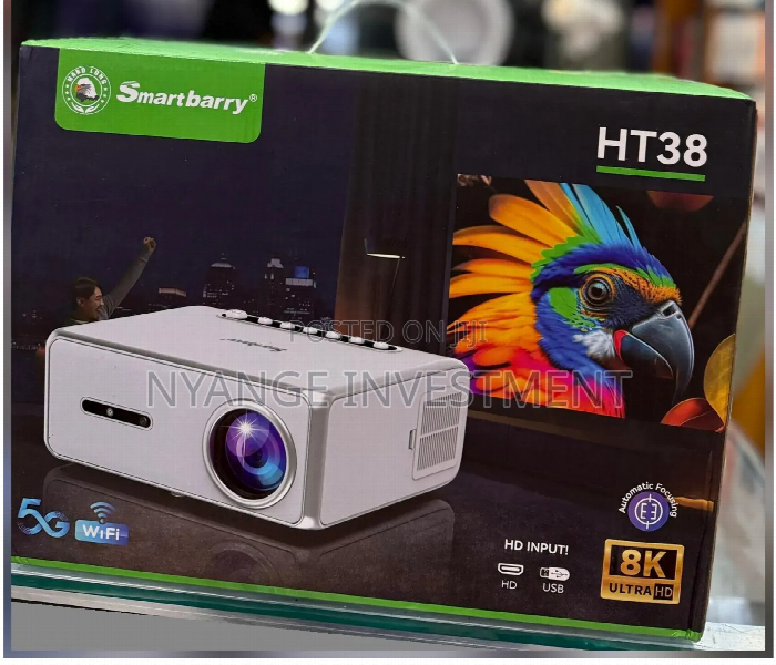 Smartbarry Ht38 Smart Projector With Auto Focus 8K Support - Zoom Image 2