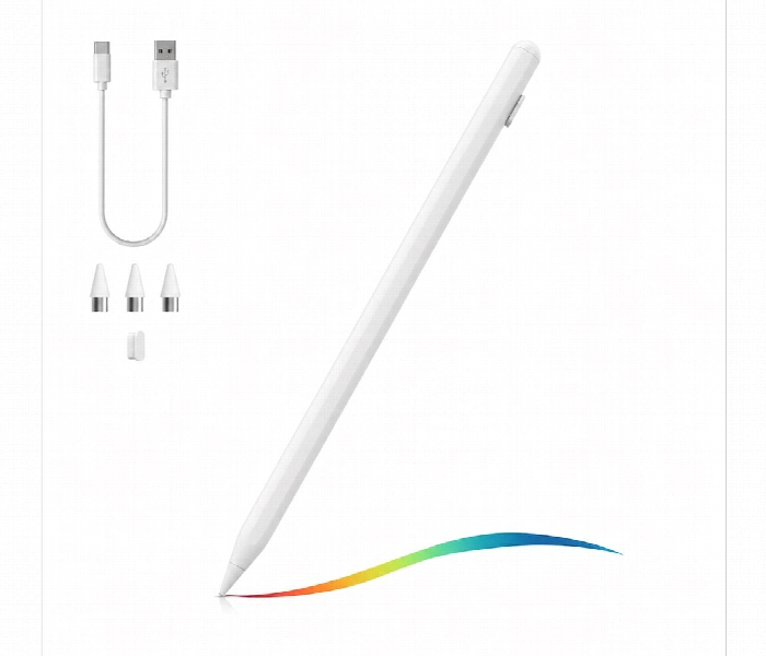 Universal Touch Pencil For Ios And Android With Type C Charging White - Zoom Image