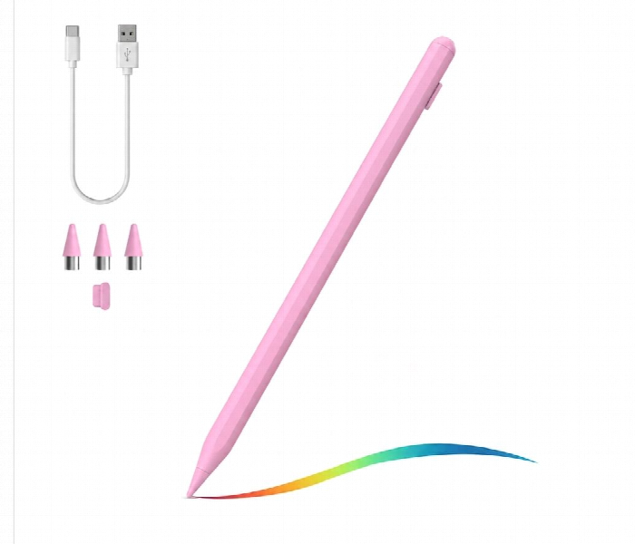 Universal Touch Pencil For Ios And Android With Type C Charging Pink