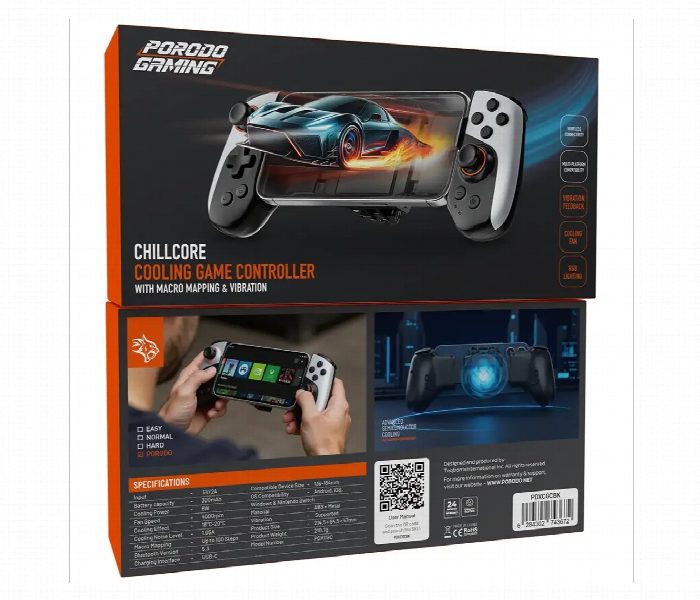 Porodo Chillcore Cooling Game Controller With Macro Mapping - Zoom Image 3