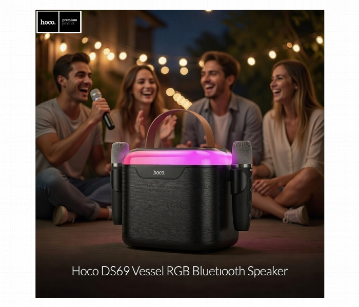 Hoco Ds69 Wireless Bluetooth Speaker With Dual Microphones - Zoom Image