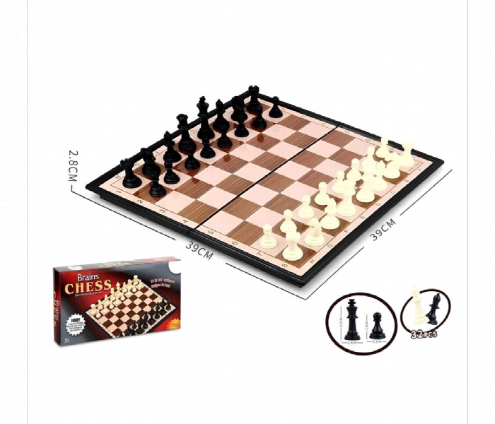 Magnetic Chess Board Game Educational Strategy Set - Zoom Image