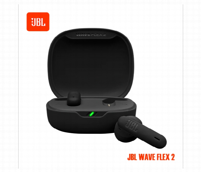 Jbl Wave Flex 2 True Wireless Earbuds Black Smart Ambient - Zoom Image 1