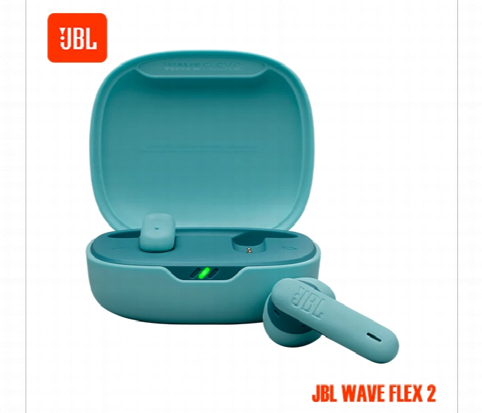 Jbl Wave Flex 2 True Wireless Earbuds Blue Smart Ambient - Zoom Image 1