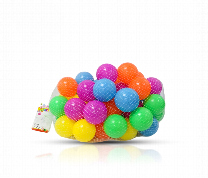Vibrant Playtime Fun Premium Multi Colored Pit Balls 50Pcs - Zoom Image