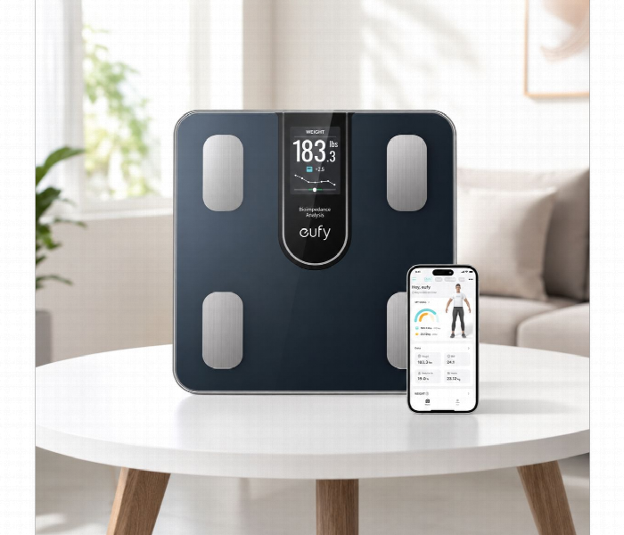 Eufy C20 Bluetooth Smart Scale Black T9130 Body Composition Weight Scale