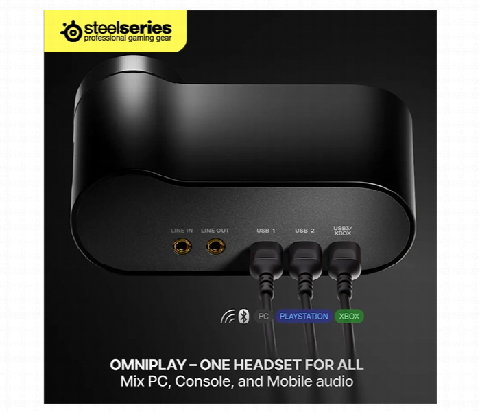 Steelseries Arctis Nova Elite Wireless Gaming Headset Black - Zoom Image 4