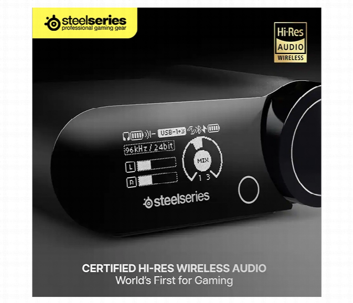 Steelseries Arctis Nova Elite Wireless Gaming Headset Black - Zoom Image 3