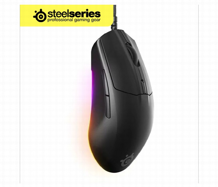 Steelseries Rival 3 Gen 2 Wired Gaming Mouse Black - Zoom Image 2