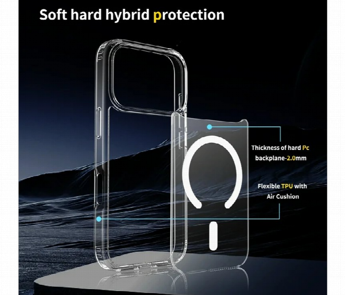 Iphone 17 Pro Clear Magsafe Case Ic Chip Camera Protection - Zoom Image 2