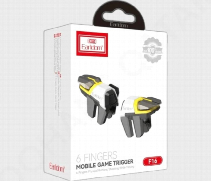 Earldom F16 Mobile Game Trigger 6 Finger Gaming Controller - Zoom Image 2