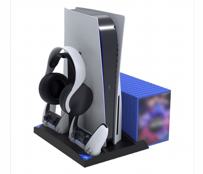 Ipega Ps5 Vertical 6 In 1 Stand Console Controller Headset Holder - Zoom Image 1