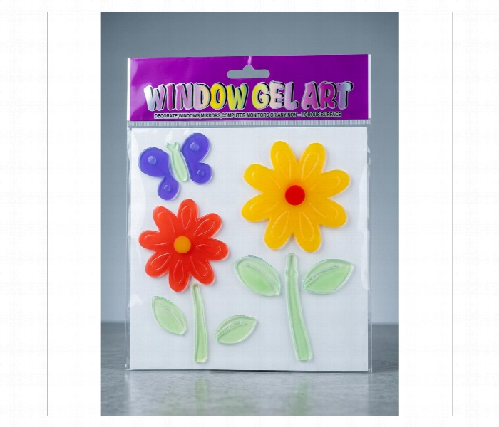 Window Gel Art Reusable Spring Theme Decoration Kit - Zoom Image