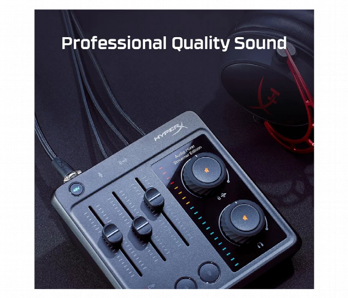 Hyperx Audio Mixer Streamer Edition Professional Sound Interface Grey - Zoom Image 1