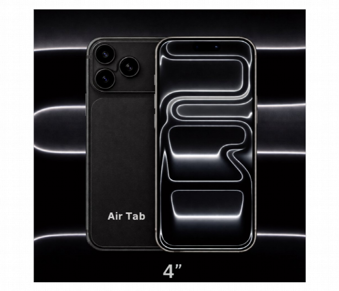 Airtab 17 Pro Max Mini Smartphone Black Triple Camera - Zoom Image 2