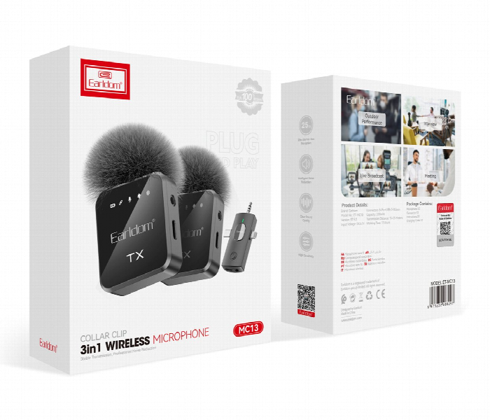 Earldom Et Mc13 3 In 1 Wireless Microphone Creator - Zoom Image 4