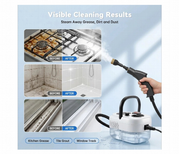 Dfa001 Multi Function Steam Cleaner 1000W Heavy Duty - Zoom Image 2