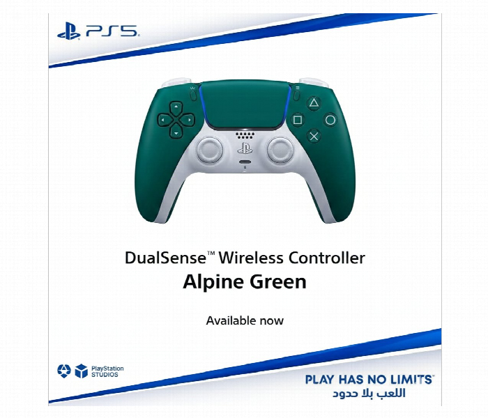 Playstation 5 Dualsense Wireless Controller Alpine Green - Zoom Image