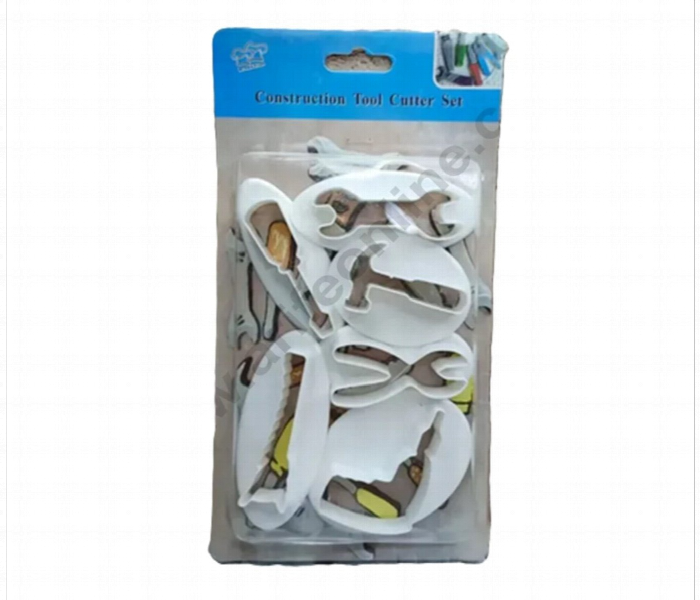 Construction Tool Plastic Cookie Cutter Set 6 Pieces - Zoom Image