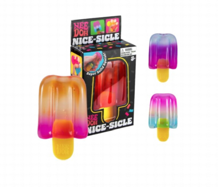 Nice Cube Super Solid Ice Cream Squishy Sensory Toy Orange - Zoom Image 1