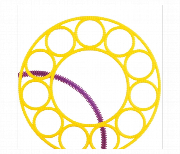 Large Bubble Game Set With 330Ml Bubble Solution Kids Yellow - Zoom Image 3