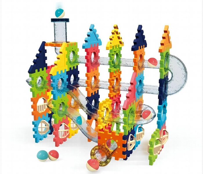 Pipeline Building Blocks 95 Blocks Diy Construction Set Multicolor - Zoom Image