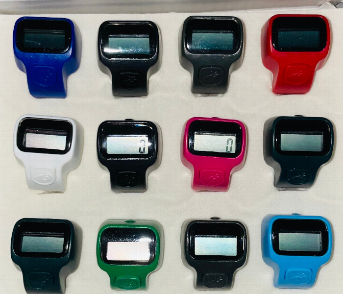 Digital Finger Counter One Piece Lcd Display Two Button Red - Zoom Image 2