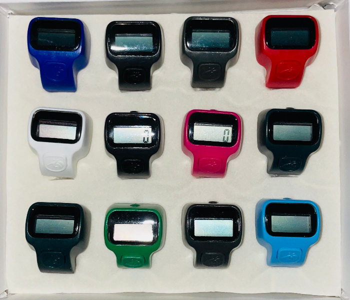 Digital Finger Counter One Piece Lcd Display Two Button White - Zoom Image 2