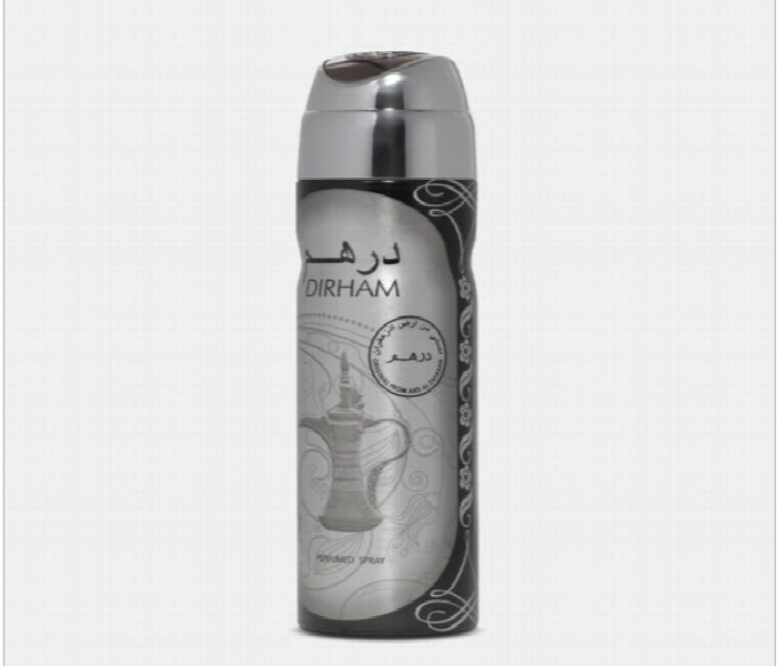 Dirham Perfumed Body Spray Silver Metallic Middle Eastern - Zoom Image 2
