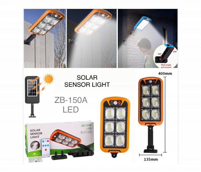 Zb150B Solar Motion Sensor Light With Remote Control - Zoom Image 1