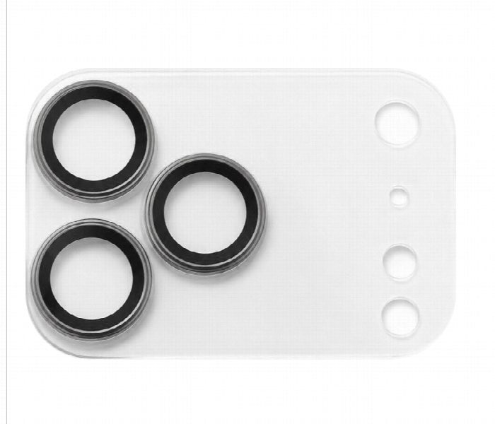 Iphone 17 Pro Silver Full Camera Protector Clear - Zoom Image