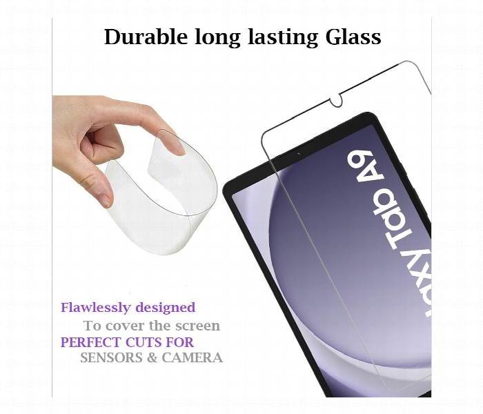 Samsung A9 Tablet 9H Tempered Glass Screen Protector - Zoom Image 4