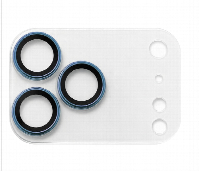 Iphone 17 Pro Blue Full Camera Lens Protector Clear - Zoom Image