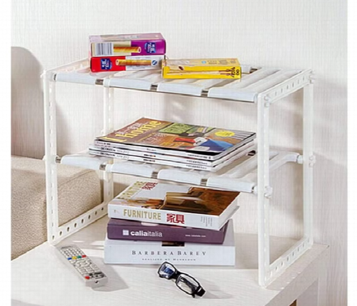 Heavy Duty Expandable Adjustable Kitchen Rack Space Saving Storage Organizer - Zoom Image 4