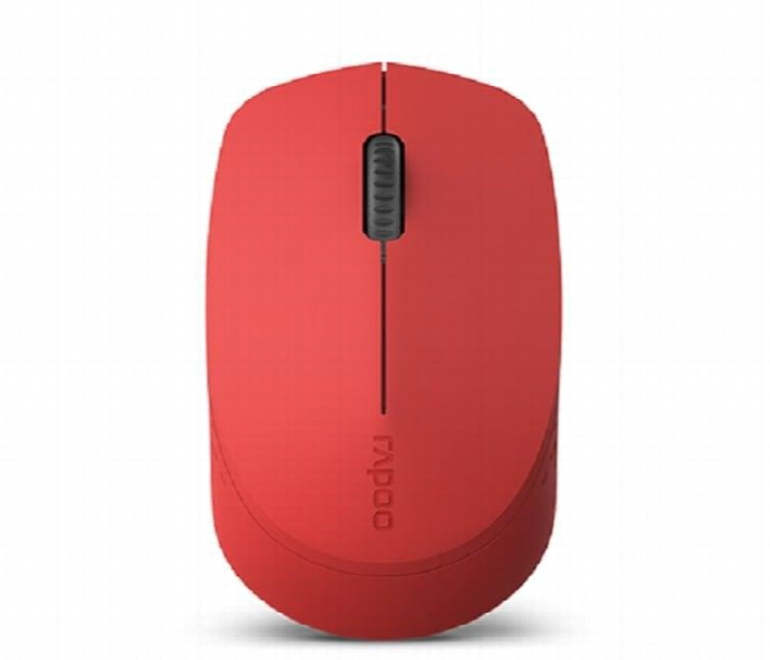 Rapoo M100 Silent Wireless Mouse Multi Mode 1300Dpi Red - Zoom Image