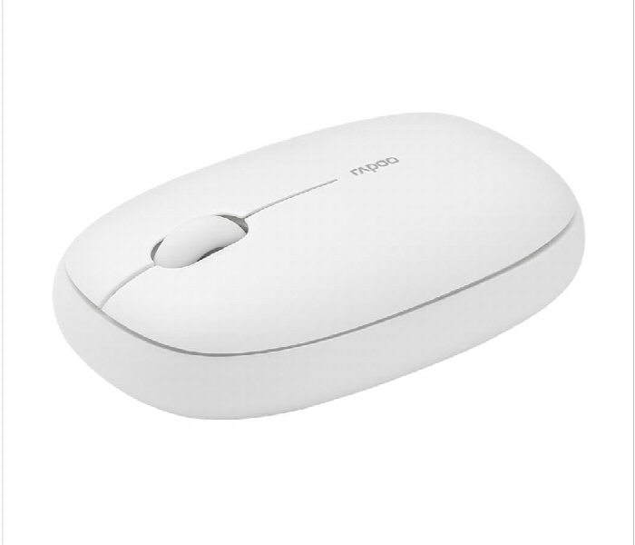 Rapoo M650 Silent Multi Mode Wireless Mouse 1300Dpi White - Zoom Image 1
