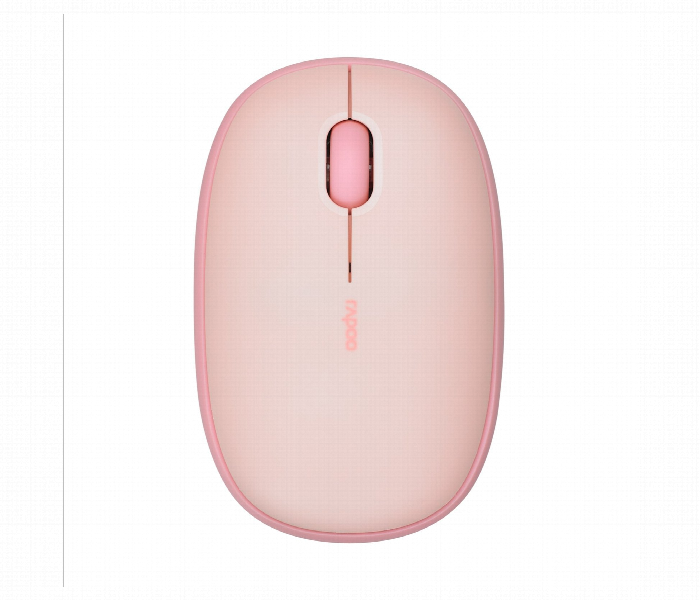 Rapoo M650 Silent Multi Mode Wireless Mouse 1300Dpi Pink - Zoom Image 1